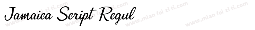 Jamaica Script Regul字体转换